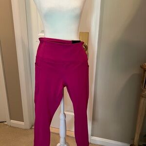 Women's Caprii lenght Pink leggings